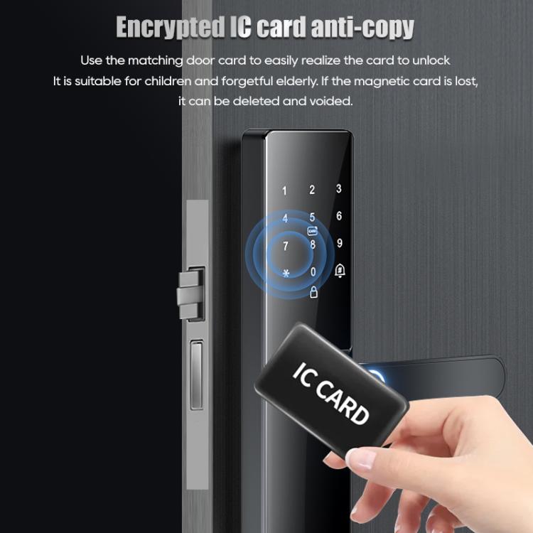 Z17 Tuya Smart WiFi Electronic Fingerprint Password Door Lock, 14.7cm, 16cm, 17cm, 18cm Z17 Tuya Smart WiFi Electronic Fingerprint Password Door Lock, 14.7cm, 16cm, 17cm, 18cm